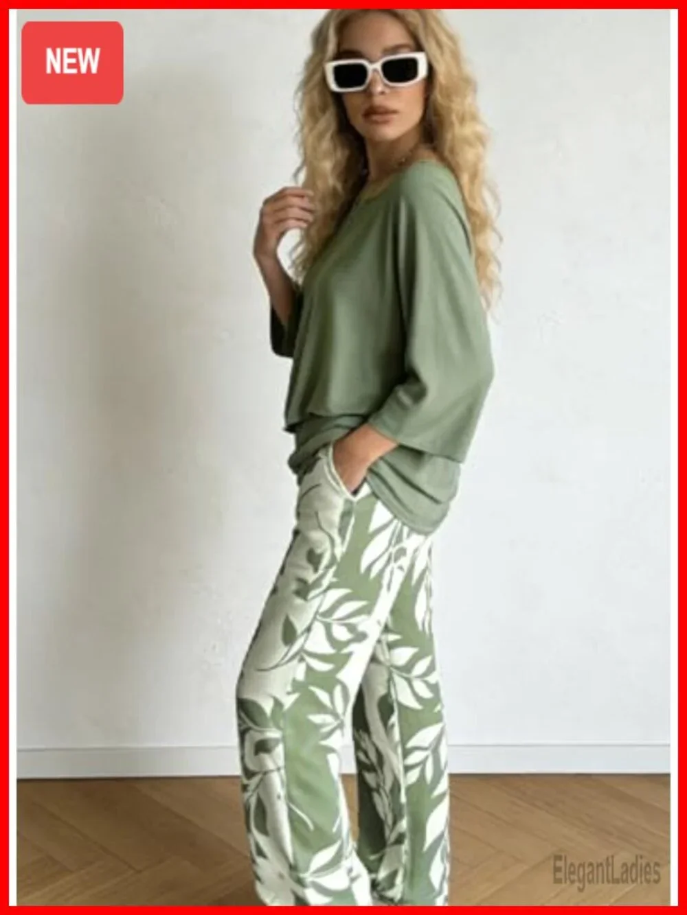 2 Piece Sets for Women, Travel Lounge Matching Sets, Casual Cruise Clothes, 3/4